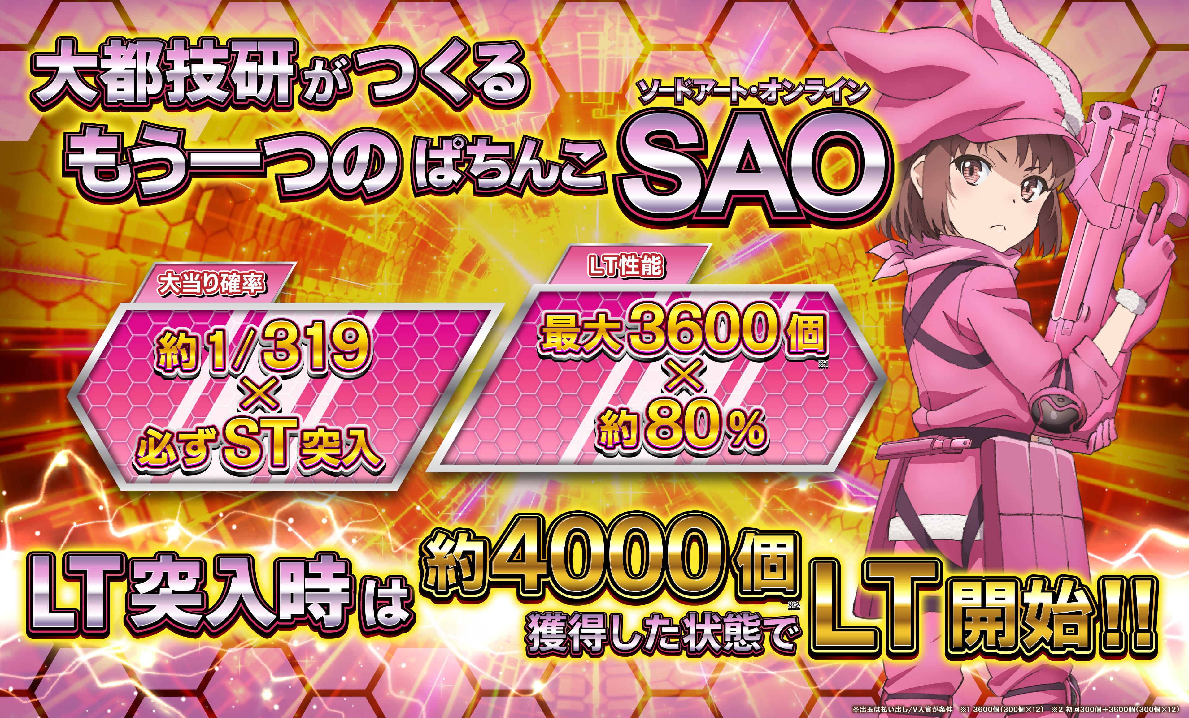 大都技研がつくる　もう一つのぱちんこソードアート・オンラン