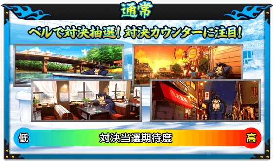 【通常】ベルで対決抽選！ 対決カウンターに注目！