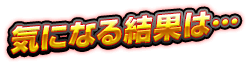 気になる結果は…