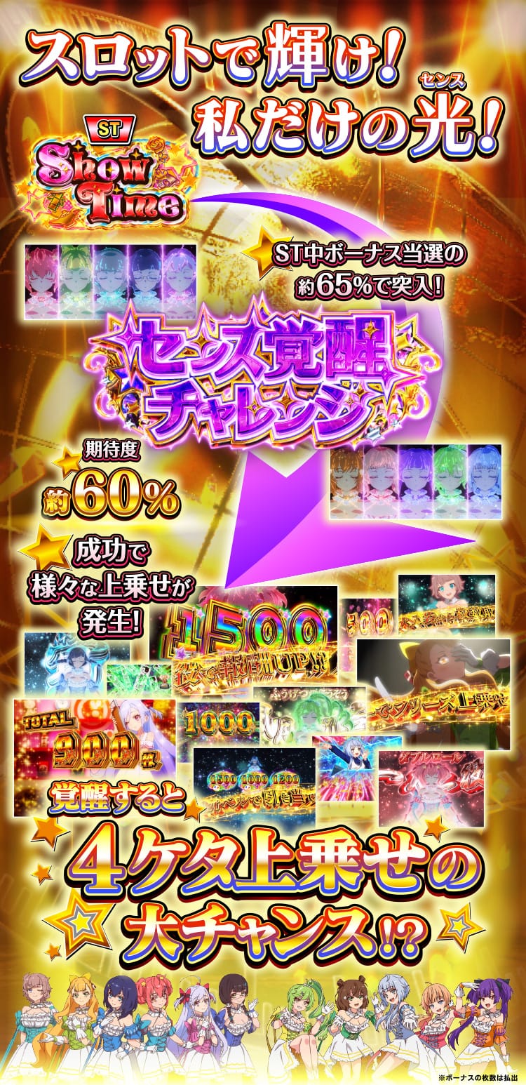 スロットで輝け！私だけの光（センス）！