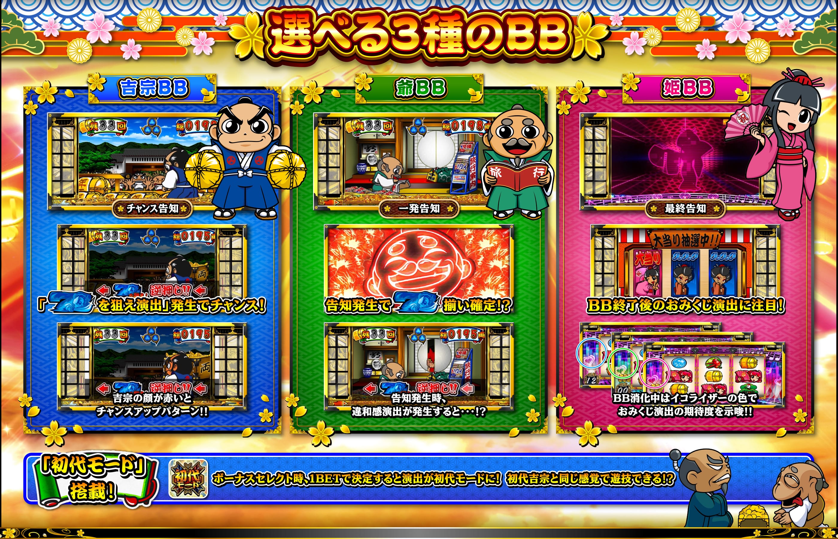 選べる３種のBB